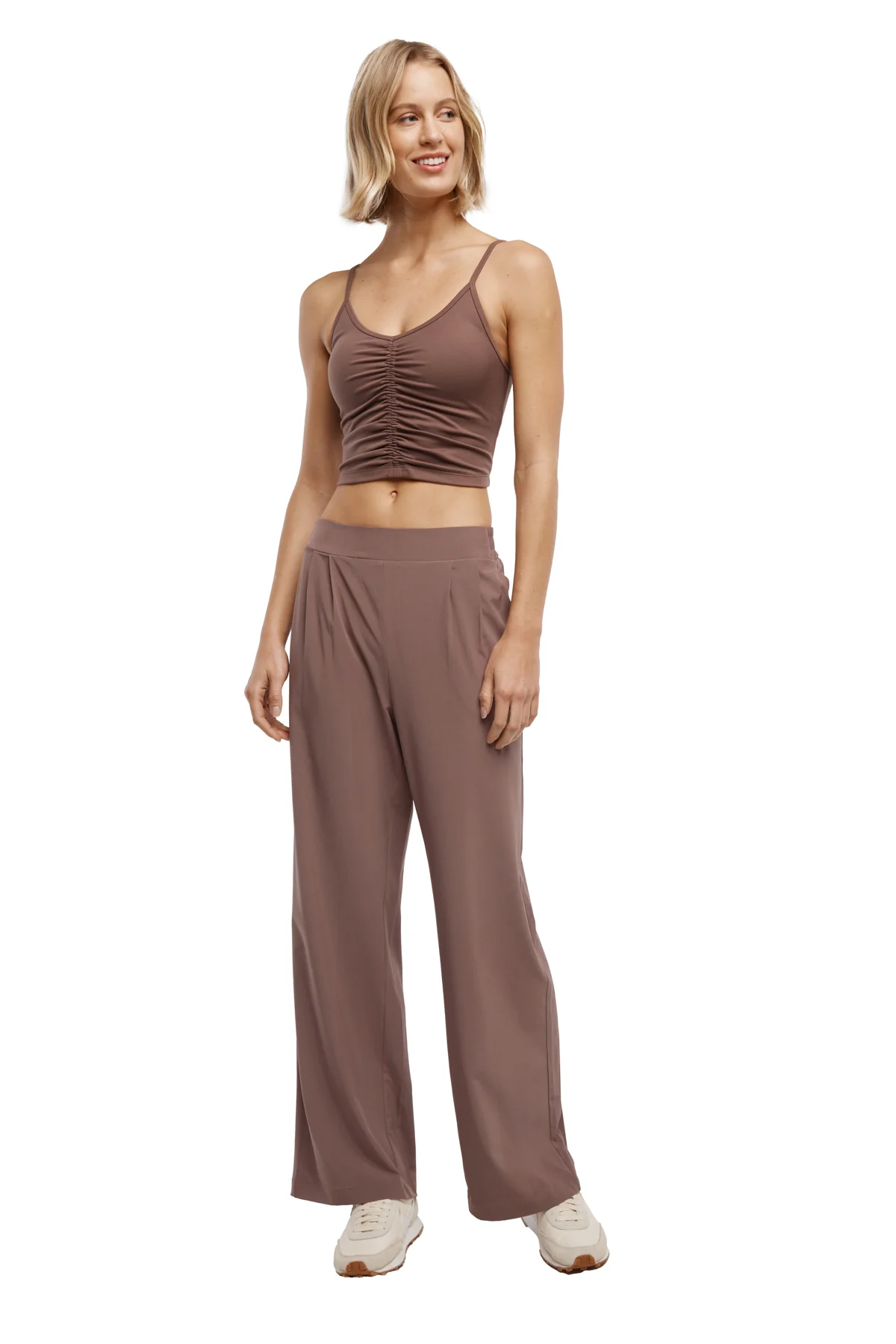 31" Anaya Wide Leg Pant (Peppercorn) - Image 5