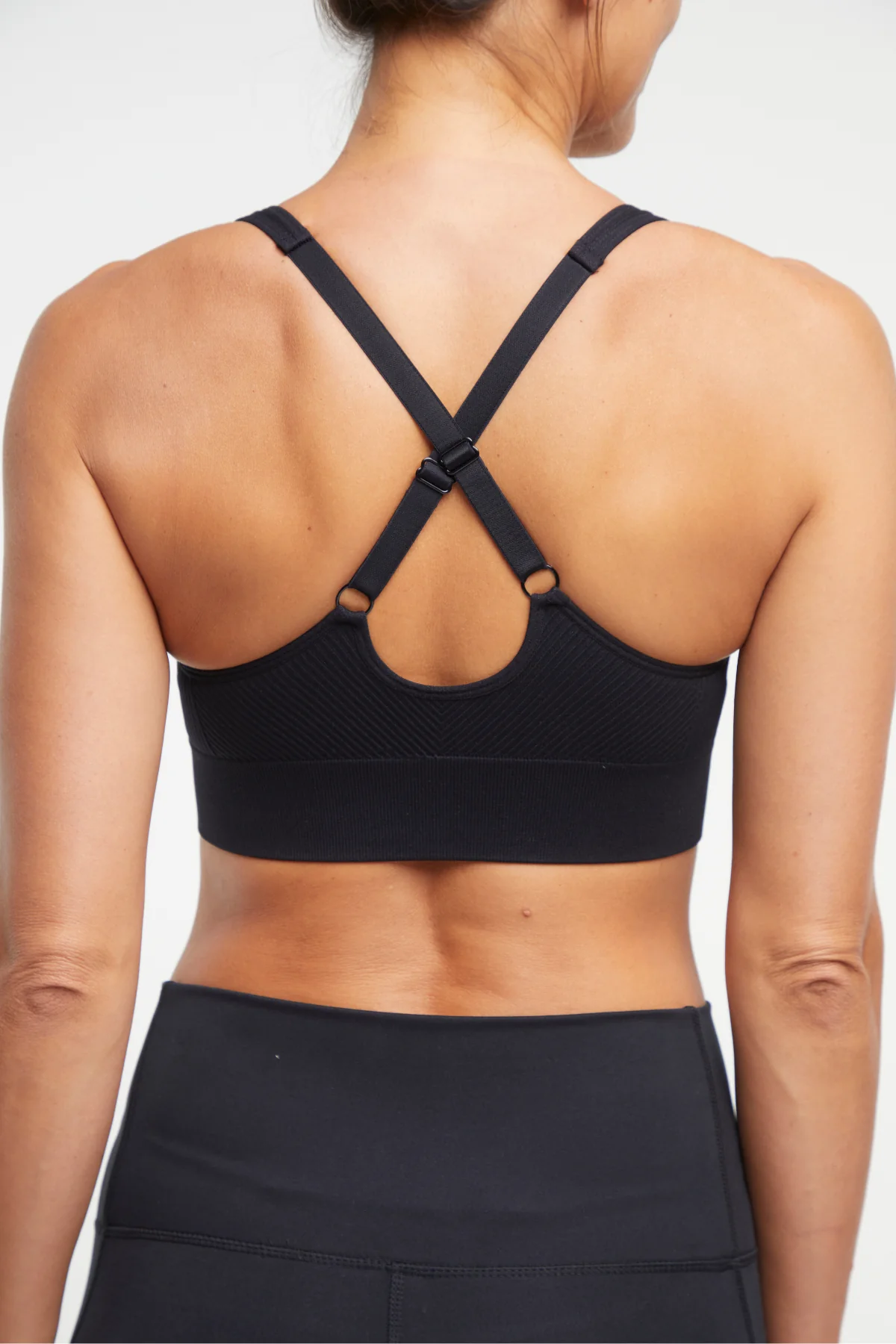 Addie Seamless Bra - Black - Image 3
