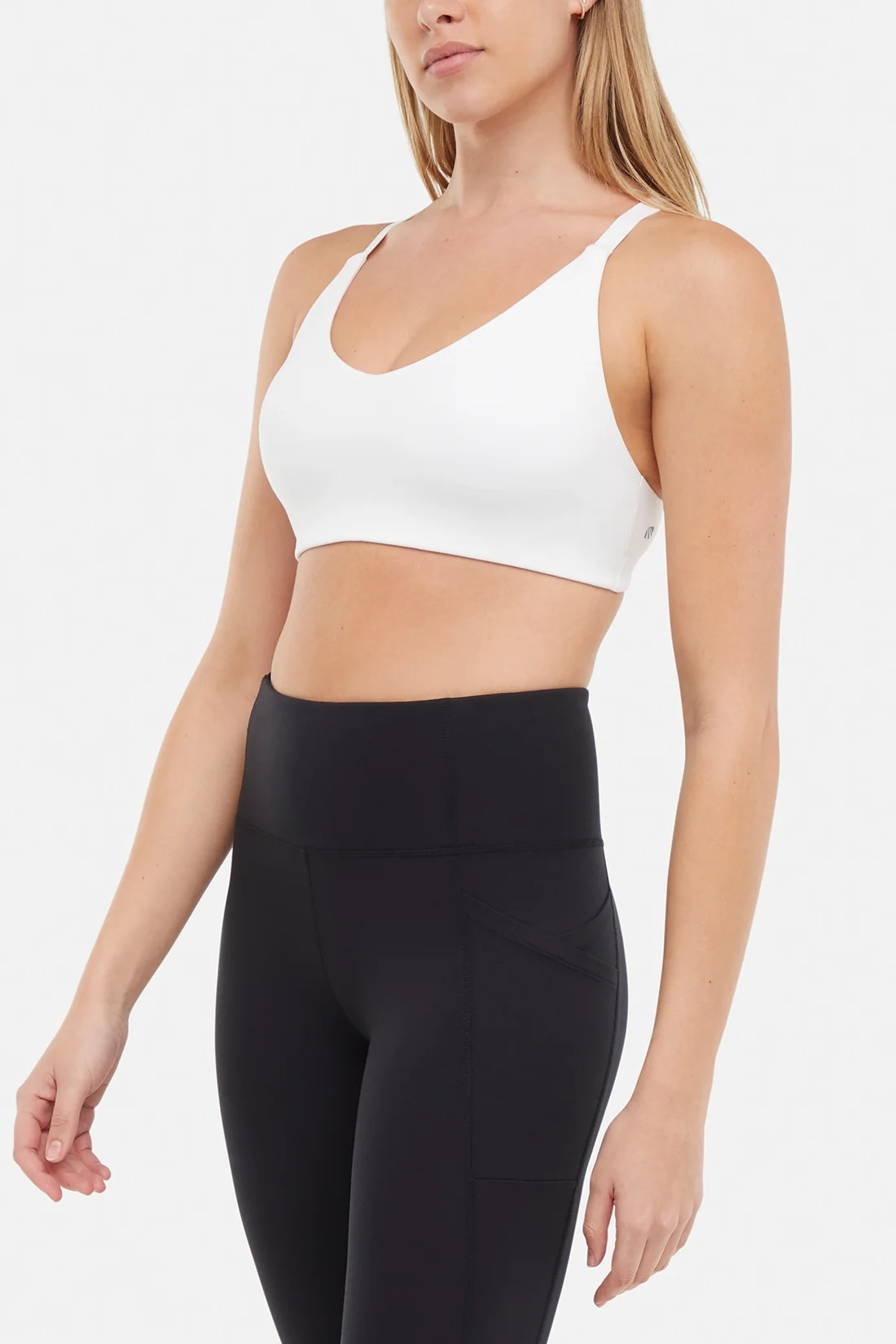 Allie Sport Bra (White) - Image 4