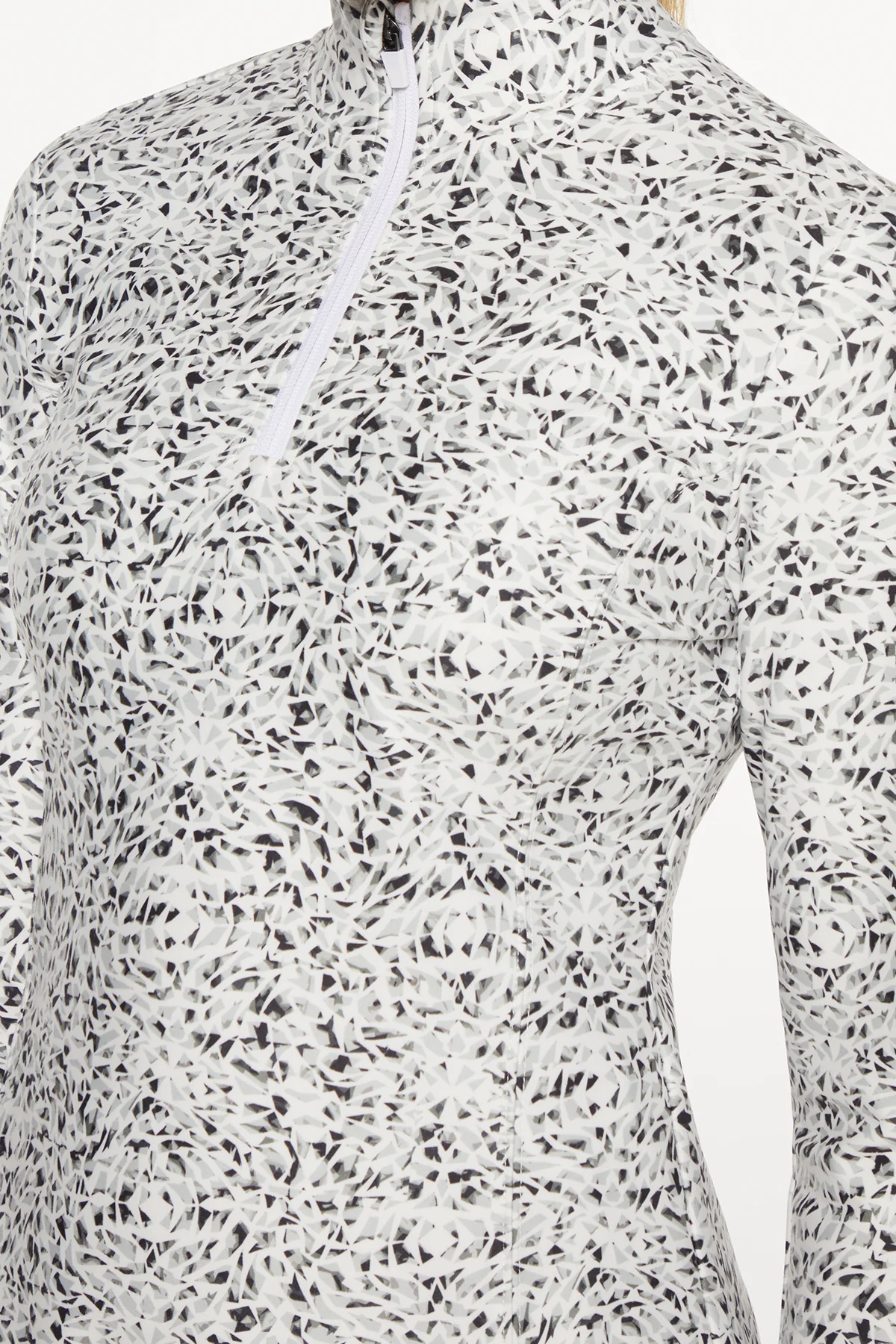Lila 1/4 Zip (White Kaleidoscope) - Image 3