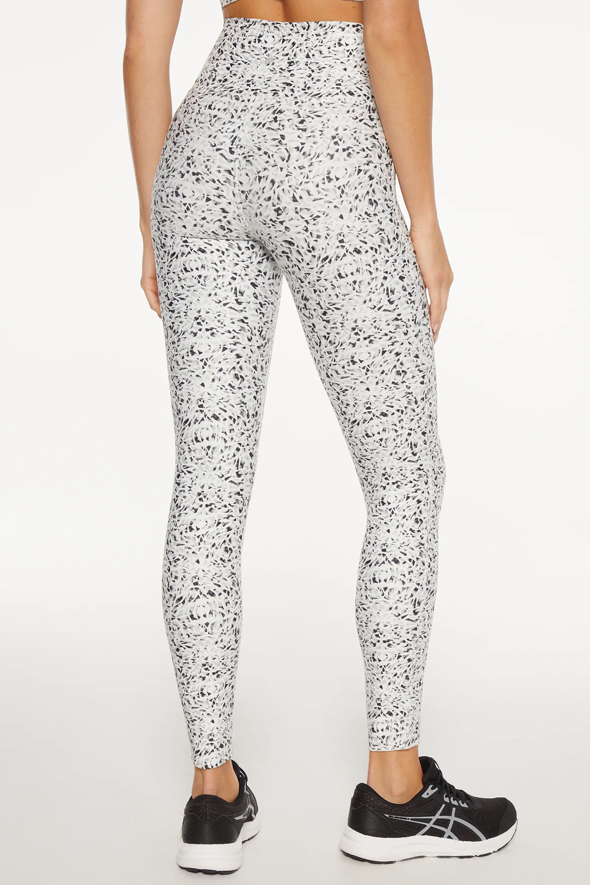 Lotus Zen Long Legging (White Kaleidoscope) - Image 3