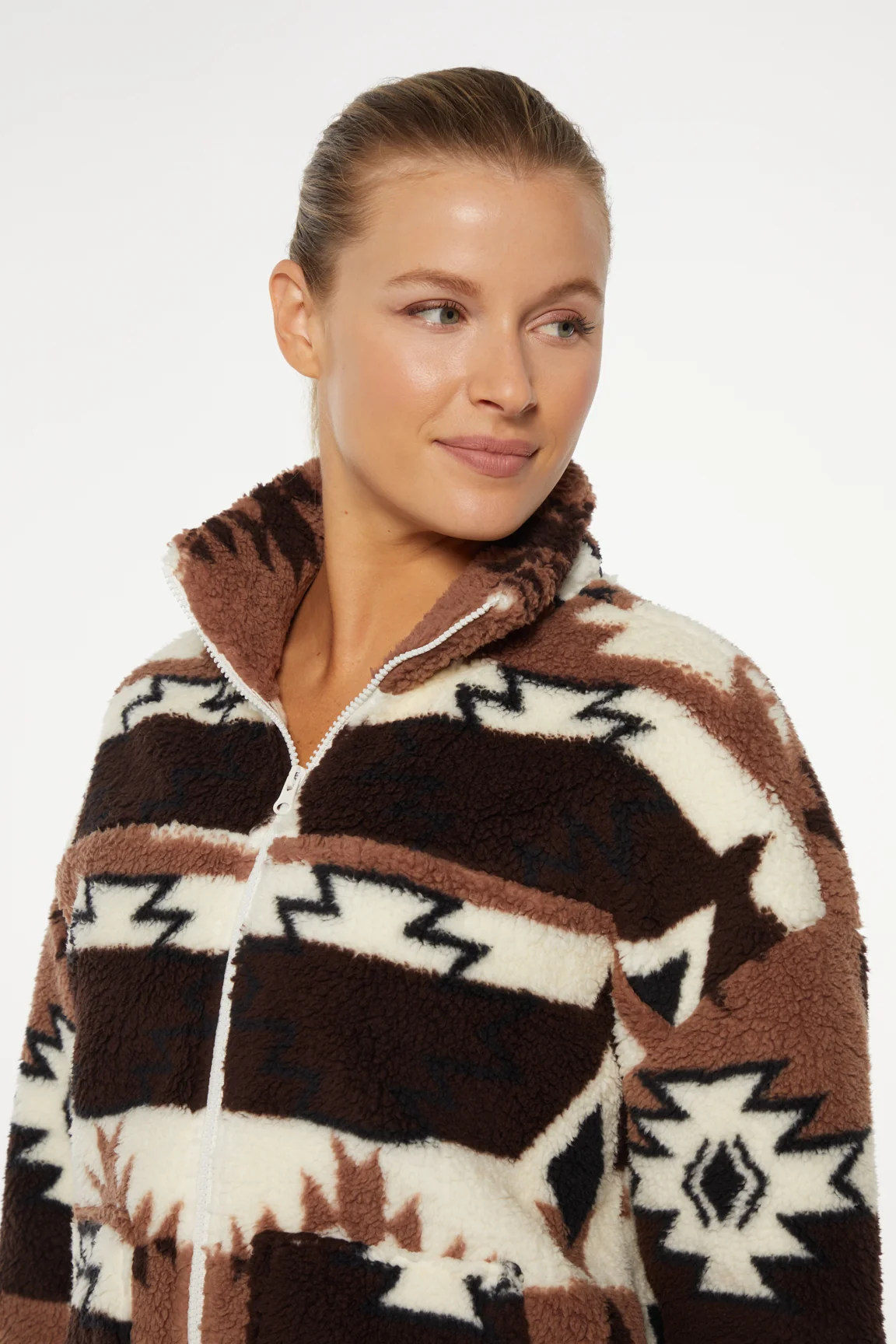 Zia Jacket (Chocolate Plum Avi Combo) - Image 3